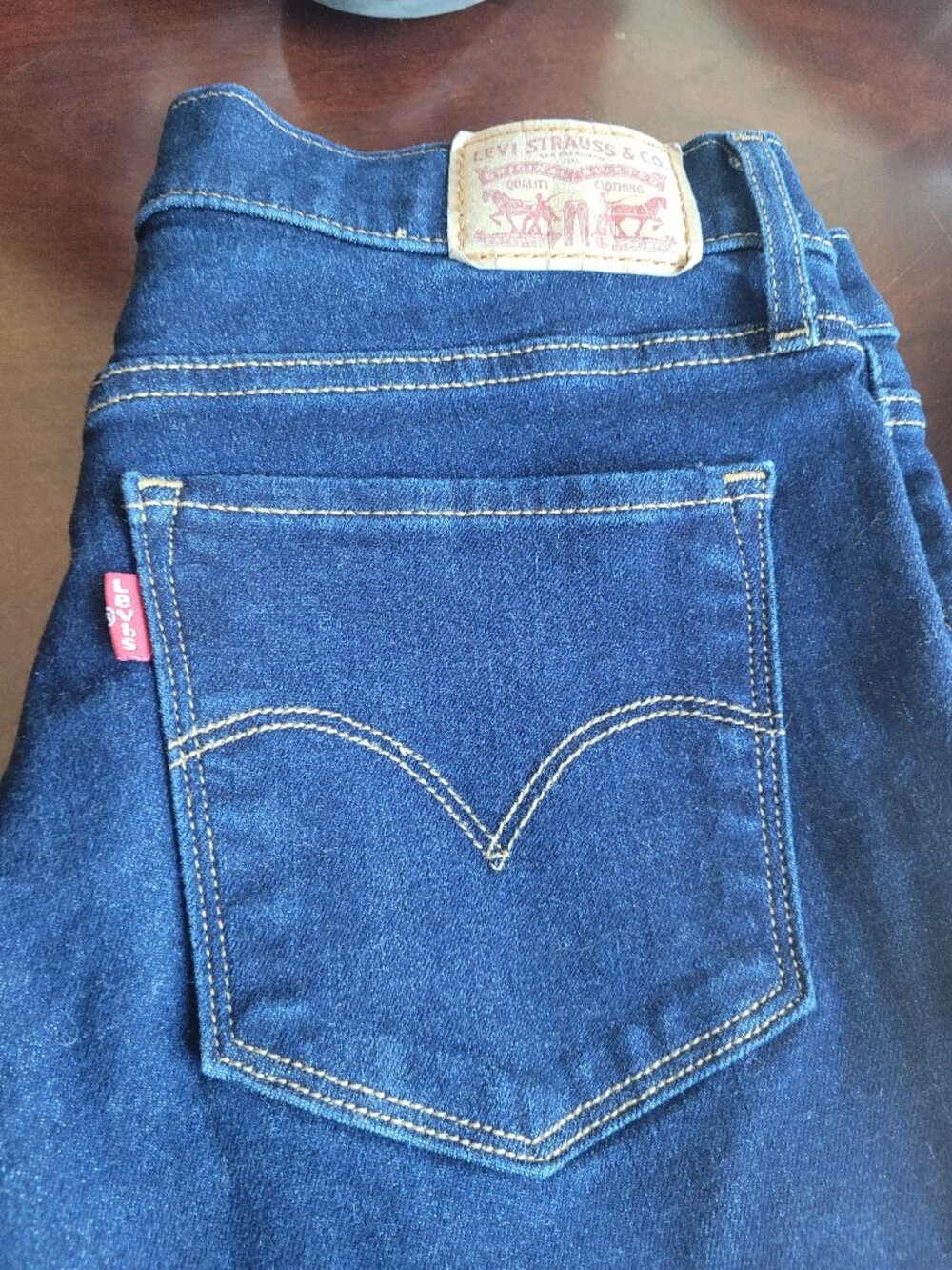 Levi's dark wash skinny jeans w29 l30